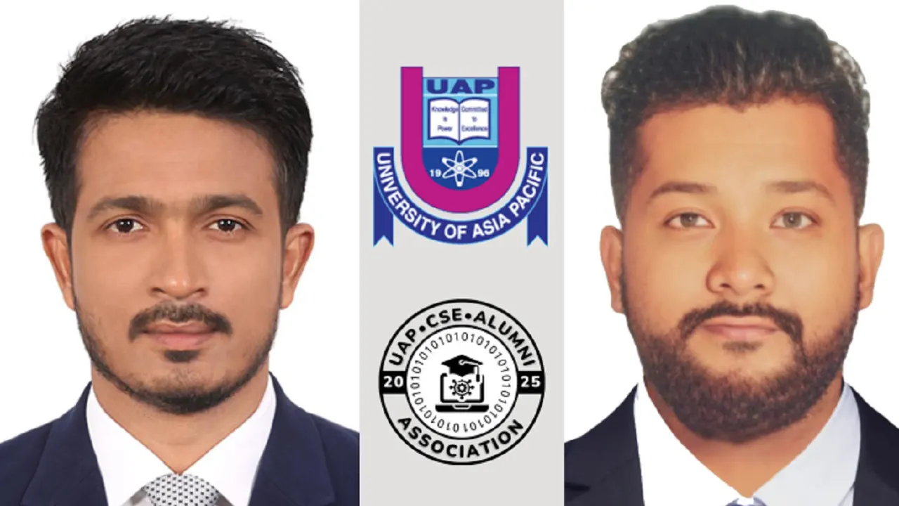 মো. নেছার রহমান পরাগ এবং মো. আসওয়াদ আহমেদ শামস। ছবি : সংগৃহীত