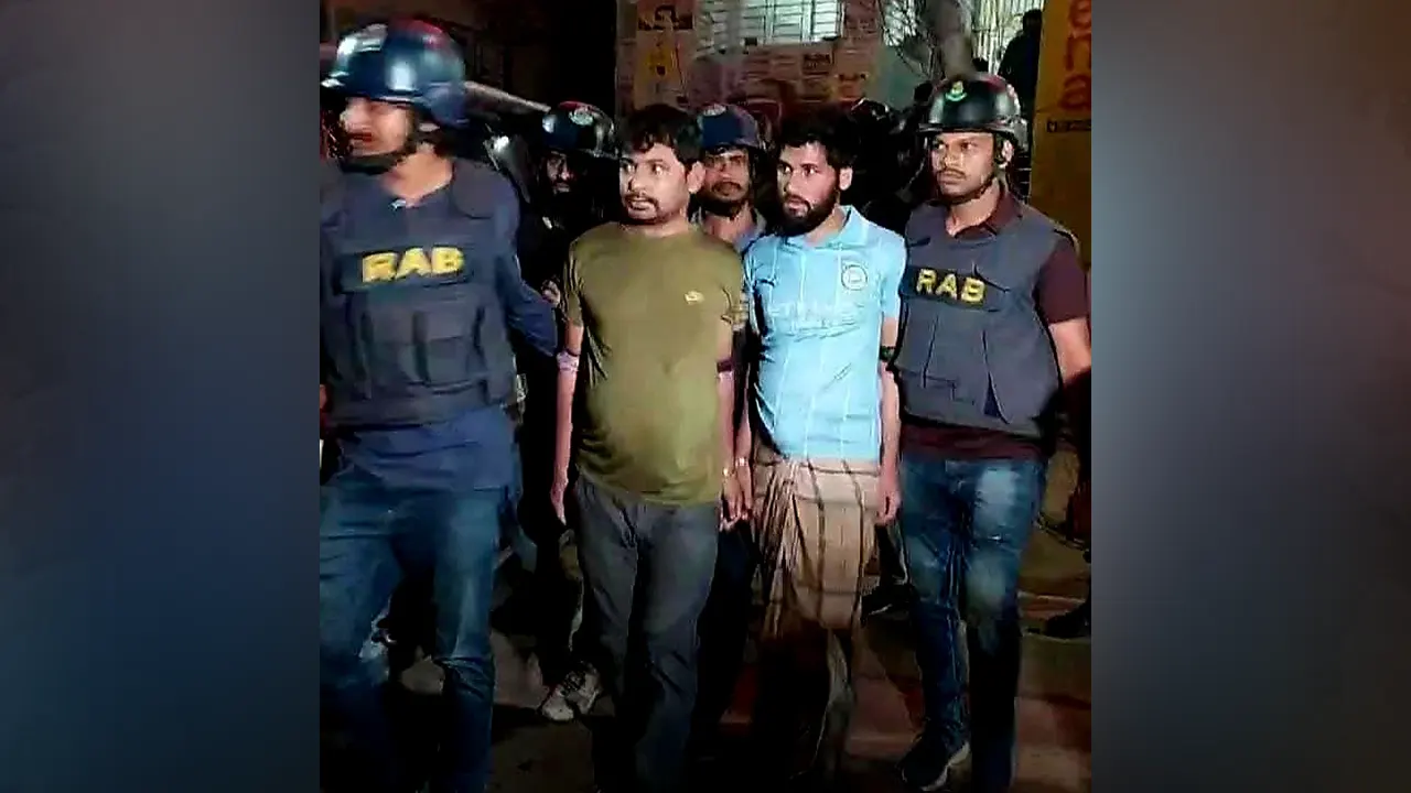 ময়মনসিংহে গ্রেপ্তার আরসা সদস্যরা। ছবি : কালবেলা