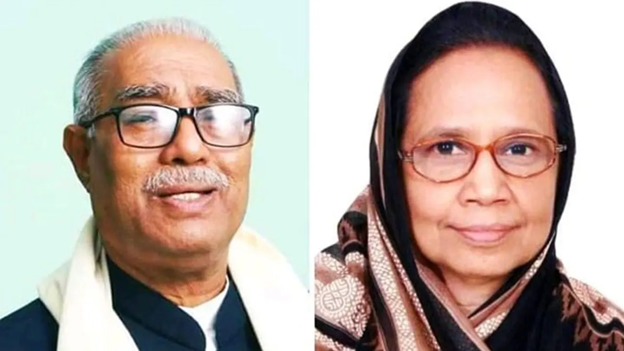 কেসিসির সাবেক মেয়র তালুকদার আবদুল খালেক এবং তার স্ত্রী হাবিবুন নাহার। ছবি : সংগৃহীত
