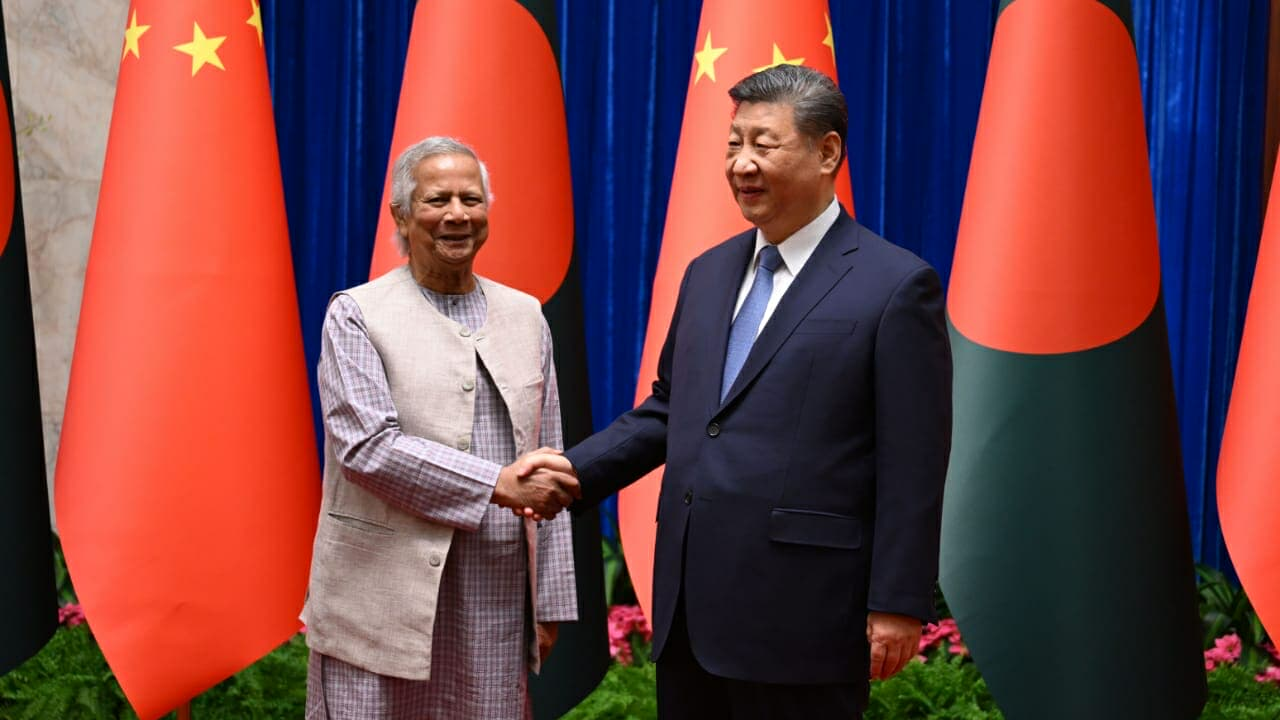 ড. ইউনূস ও শি জিনপিং। ছবি : সংগৃহীত