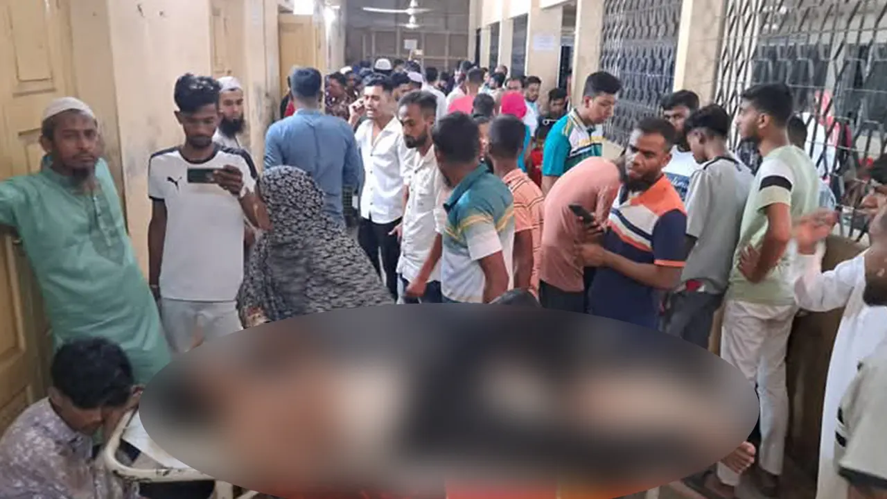 আহতদের হাসপাতালে নেওয়া হয়। ছবি : কালবেলা