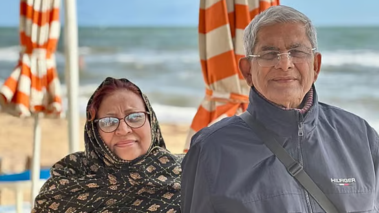 মির্জা ফখরুল ইসলাম আলমগীর ও তার স্ত্রী রাহাত আরা বেগম। পুরোনো ছবি