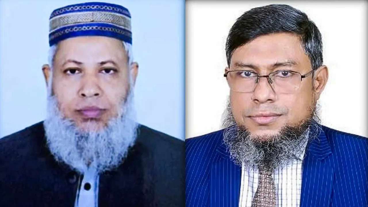 অধ্যাপক ডা. মুহাম্মদ মিজানুর রহমান ও ডা. মোহাম্মদ মনির হোসেন। ছবি : সংগৃহীত