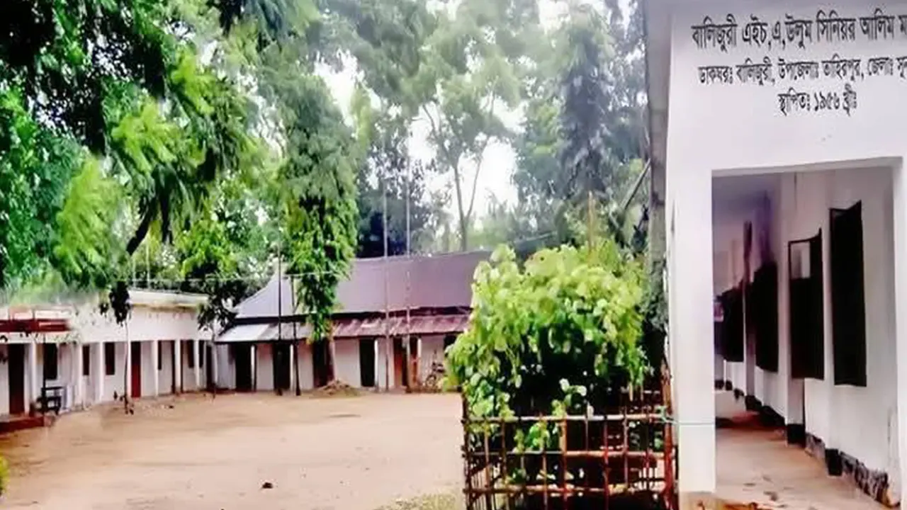 বালিজুরী এইচ এ উলুম আলিম মাদ্রাসা। ছবি : কালবেলা