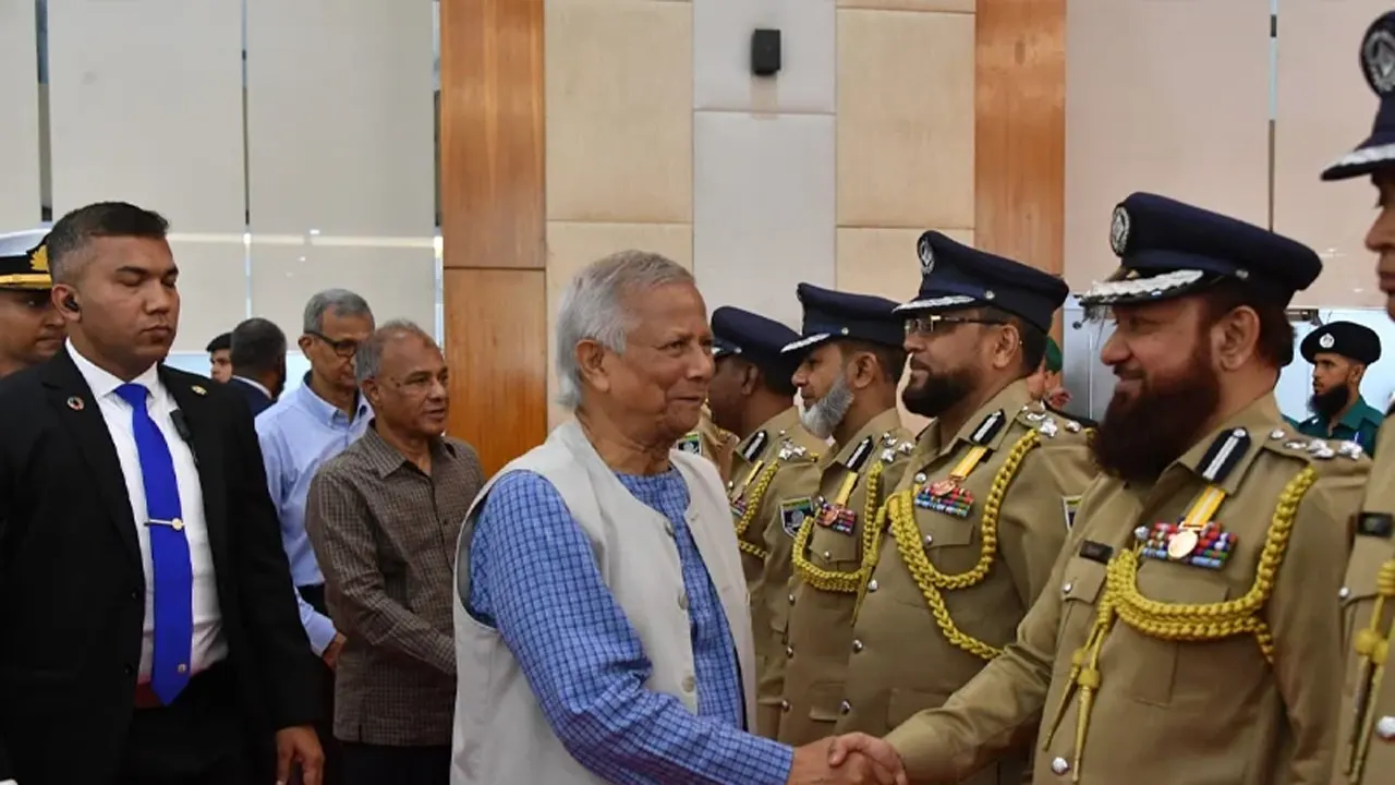 পুলিশ সপ্তাহ-২০২৫ এর উদ্বোধনের সময়কার। ছবি: সংগৃহীত