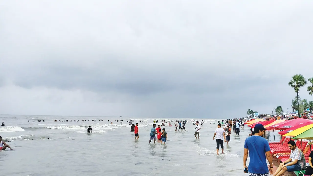 কুয়াকাটা সমুদ্র সৈকত। ছবি : সংগৃহীত