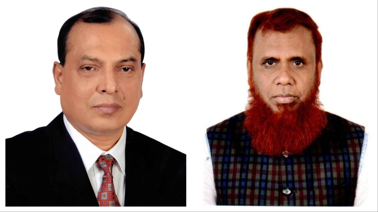কাজী সাইয়েদুল আলম বাবুল ও মোহাম্মদ রেজাউল করিম পিন্টু। ছবি : সংগৃহীত