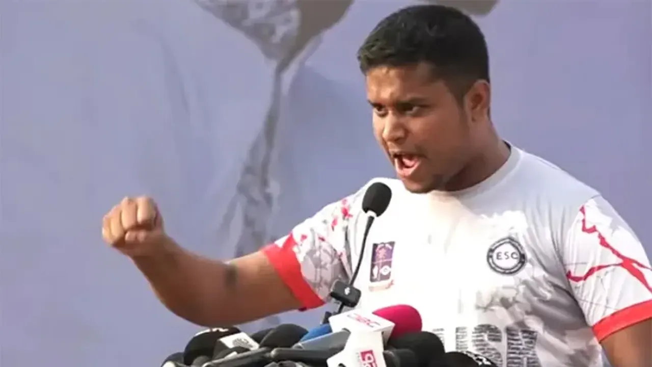 এনসিপির দক্ষিণাঞ্চলের মুখ্য সংগঠক হাসনাত আব্দুল্লাহ। ছবি : সংগৃহীত