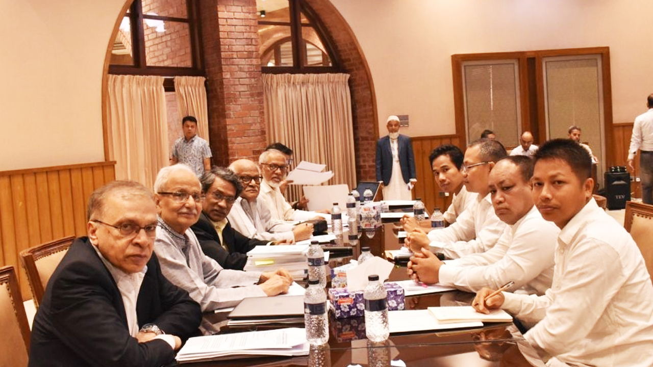 জাতীয় ঐকমত্য কমিশনের সঙ্গে ইউনাইটেড পিপল ডেমোক্রেটিক ফ্রন্টের বৈঠক। ছবি : সংগৃহীত