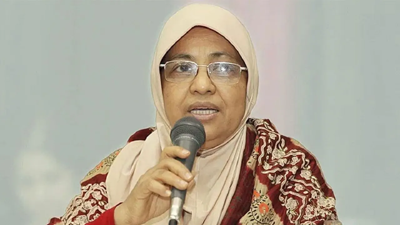 স্বাস্থ্য উপদেষ্টা নূরজাহান বেগম। ছবি : সংগৃহীত