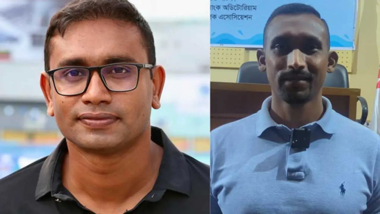 মাহফিজুর রহমান সাগর (বামে) ও নাজমুল হক হিমেল (ডানে) । ছবি : সংগৃহীত