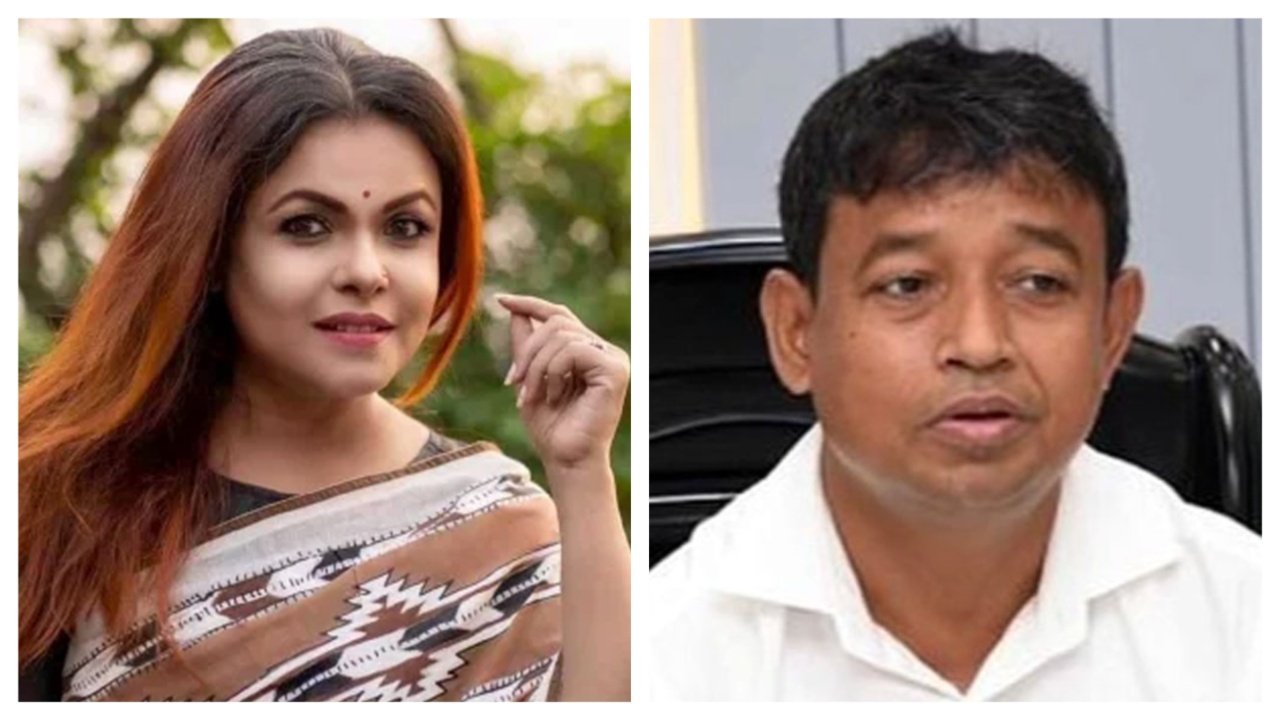 শাওন ও ডিবি হারুন। ছবি : সংগৃহীত