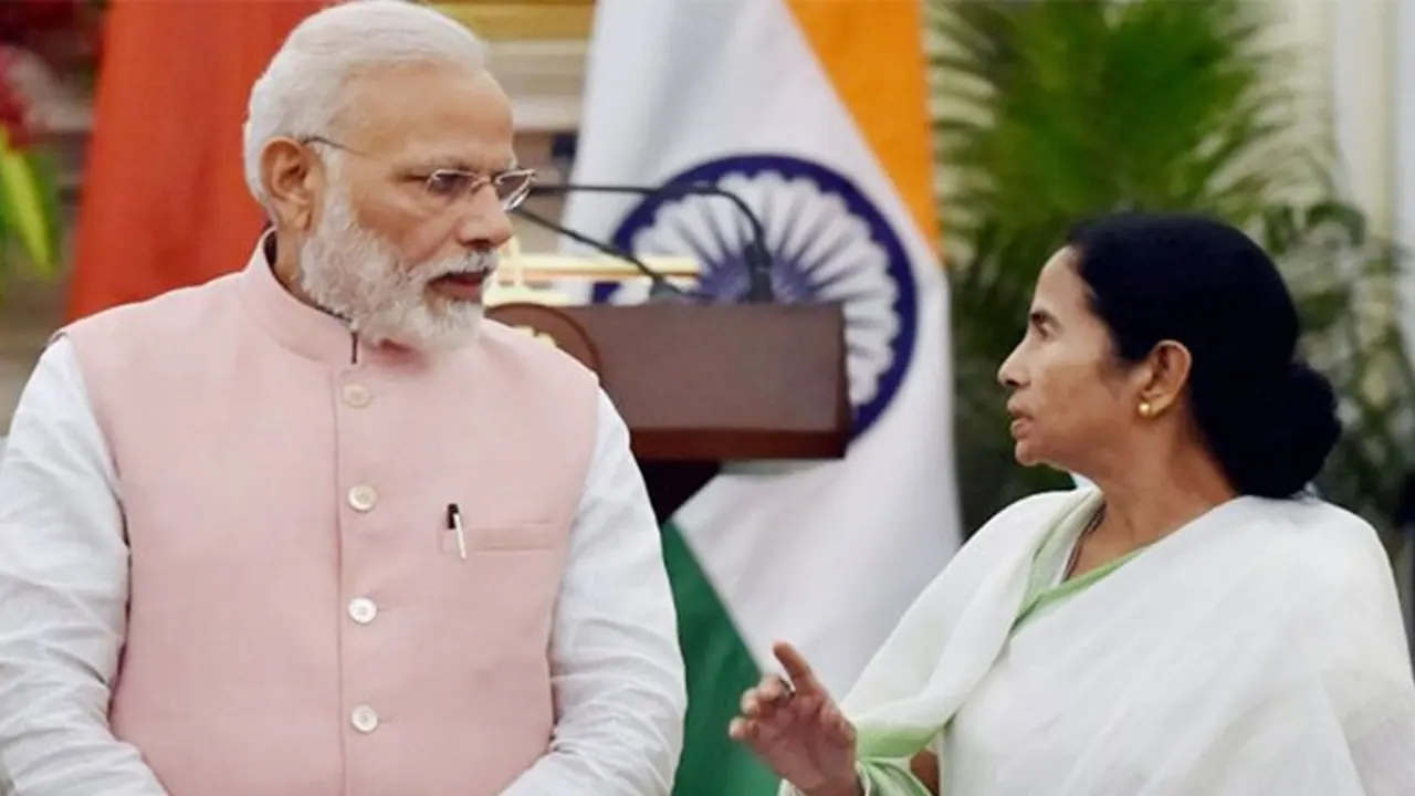 প্রধানমন্ত্রী নরেন্দ্র মোদি ও মুখ্যমন্ত্রী মমতা বন্দ্যোপাধ্যায়। ছবি : সংগৃহীত