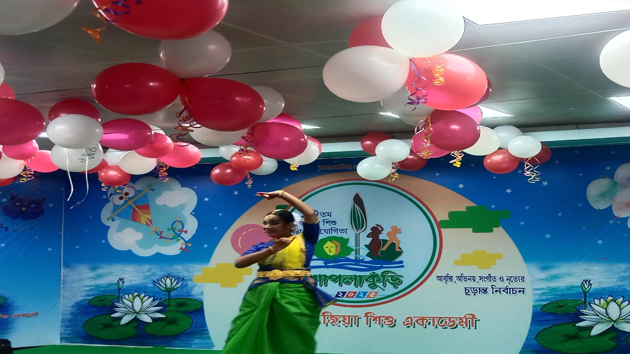 ১৩তম জাতীয় শিশু শিল্পী প্রতিযোগিতা ‘শাপলাকুঁড়ি’ ২০২৫-এর চূড়ান্ত নির্বাচন অনুষ্ঠান। ছবি : কালবেলা