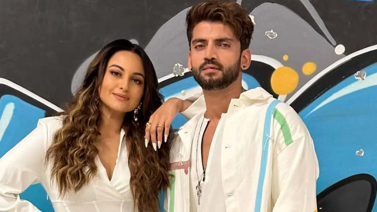 সোনাক্ষী সিনহা ও জাহির ইকবাল। ছবি : সংগৃহীত