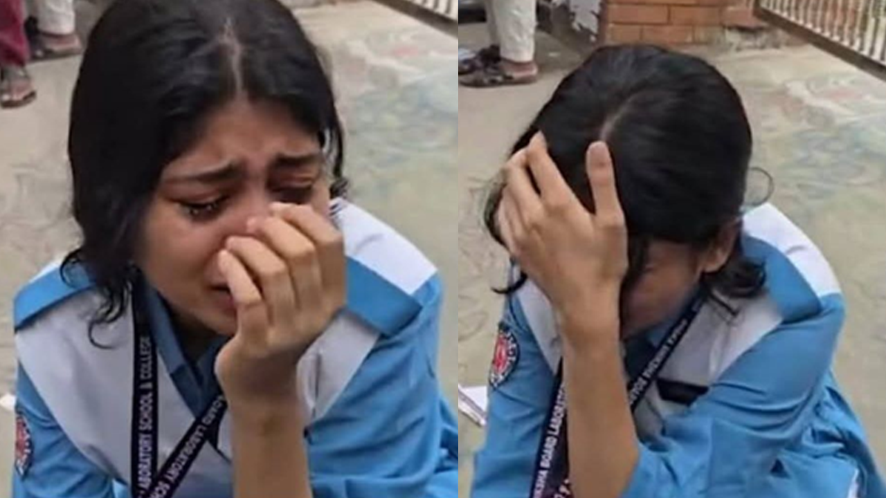 পরীক্ষা দিতে না পারা শিক্ষার্থী। ছবি : সংগৃহীত