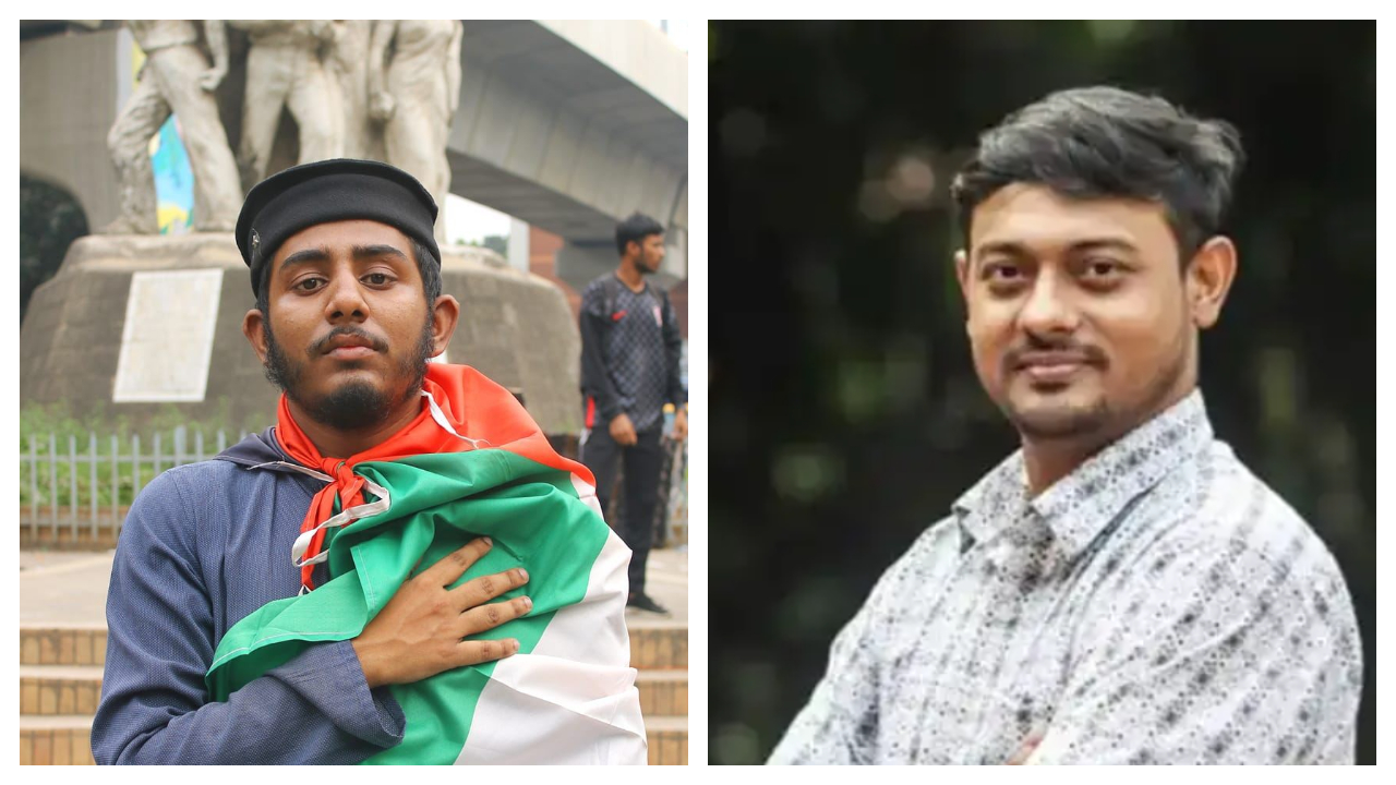 রিফাত রশিদ এবং নাসিরুদ্দিন পাটোয়ারী। ছবি : কালবেলা