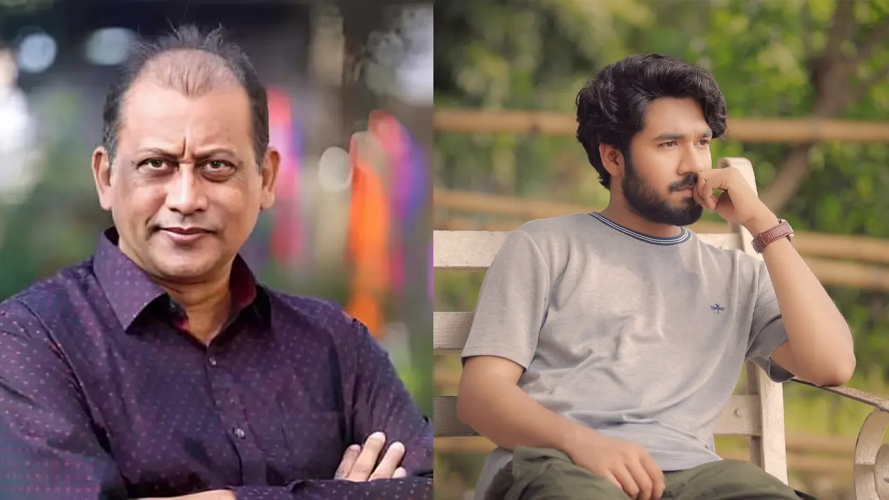 সমু চৌধুরী ও খায়রুল বাশার। ছবি : সংগৃহীত