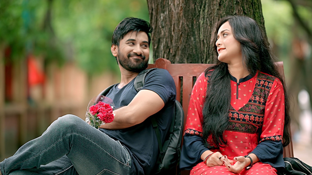 সজল ও নাদিয়ার ‘বর্ষা বিহনে’। ছবি: সংগৃহীত