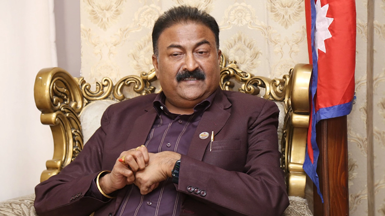 নেপালের ফেডারেল ও সাধারণ প্রশাসন মন্ত্রী রাজকুমার গুপ্তা। ছবি : সংগৃহীত