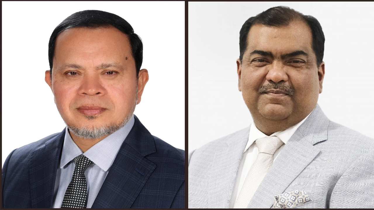 সবুর খান (বামে) ও ইশতিয়াক আবেদিন (ডানে)। ছবি : কালবেলা