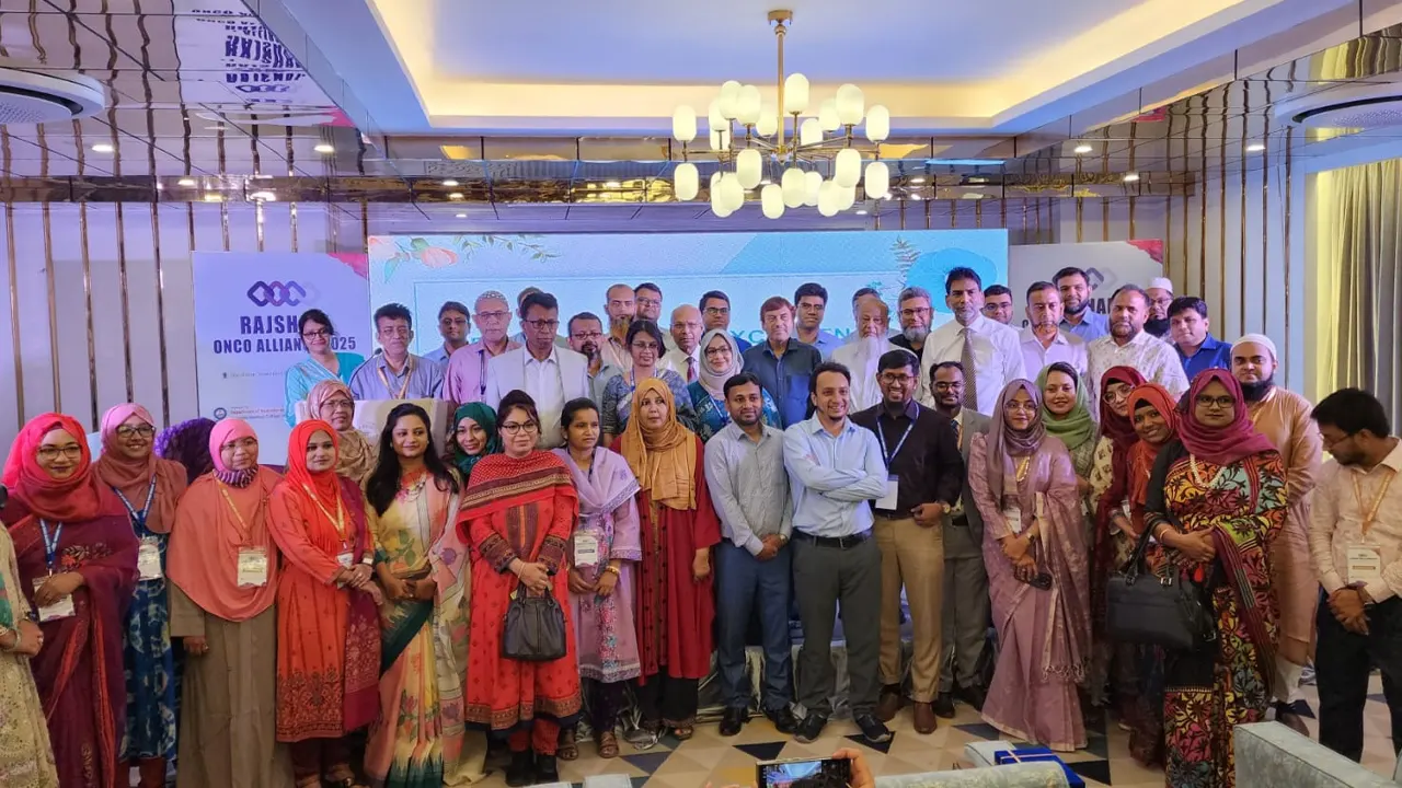 রাজশাহীতে ক্যানসার নিয়ে সায়েন্টিফিক সেমিনার। ছবি : কালবেলা