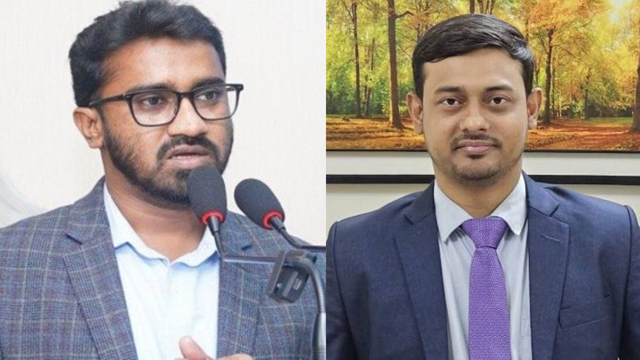 গণঅধিকার পরিষদের সাধারণ সম্পাদক মো. রাশেদ খান ও এসসিপির মুখ্য সমন্বয়কারী নাসীরুদ্দীন পাটওয়ারী
