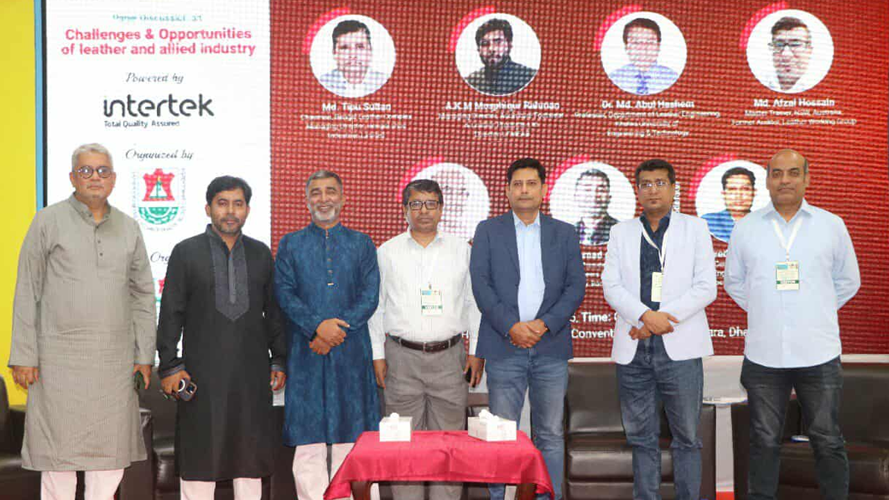 লেদার অ্যান্ড ফুটওয়্যার এক্সপো অনুষ্ঠানে অতিথিরা। ছবি : সংগৃহীত