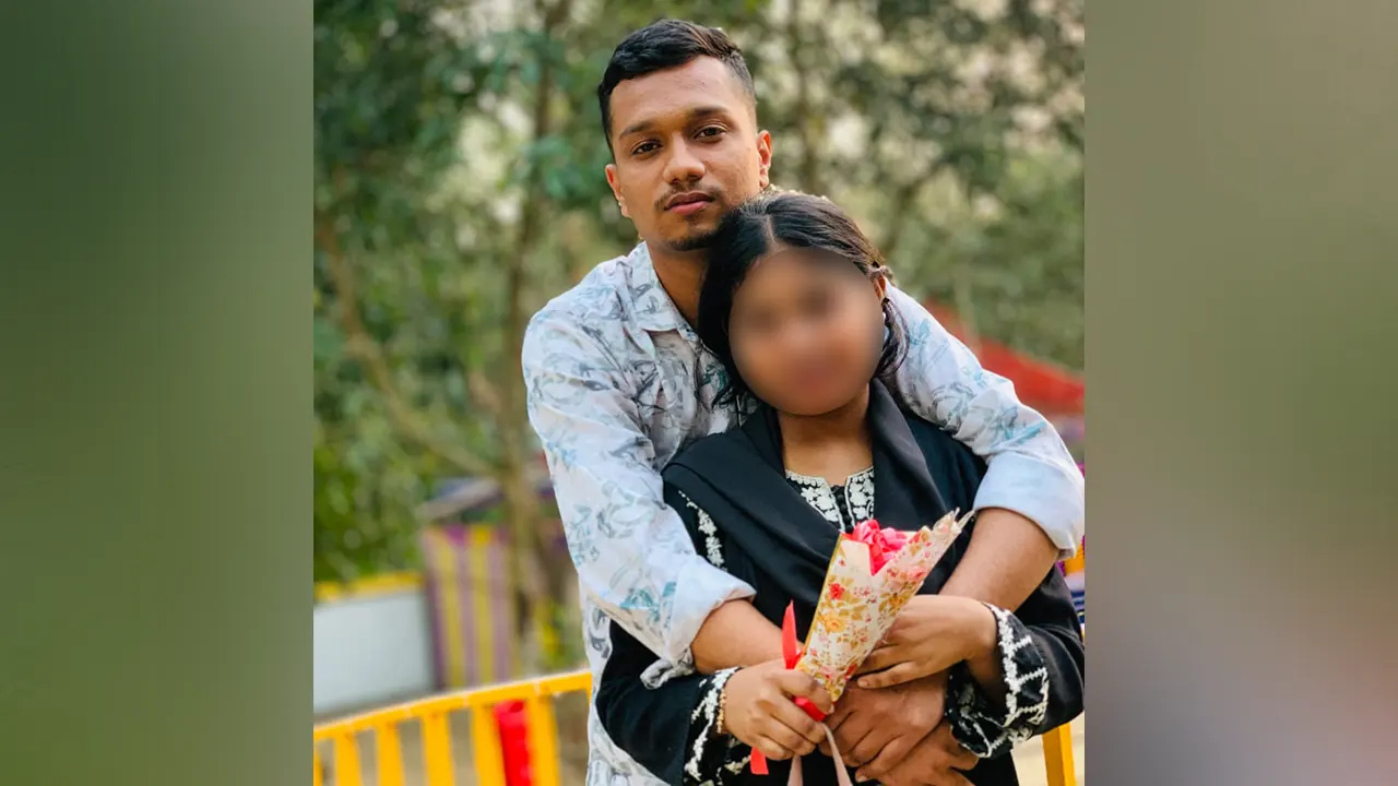 ভোলার চরফ্যাশনে নিষিদ্ধ ছাত্রলীগ নেতার সঙ্গে বৈষম্যবিরোধী আন্দোলনের নেত্রী। ছবি : সংগৃহীত
