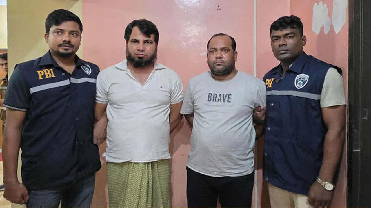 গ্রেপ্তার জাহিদুল ইসলাম এবং মো. আশরাফুল। ছবি : সংগৃহীত