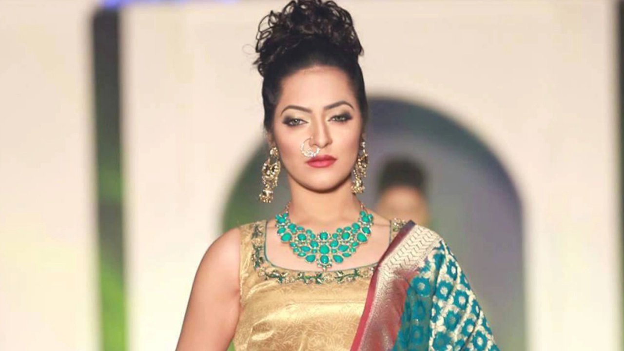 বাংলাদেশি মডেল ও অভিনেত্রী শান্তা পাল। ছবি: সংগৃহীত