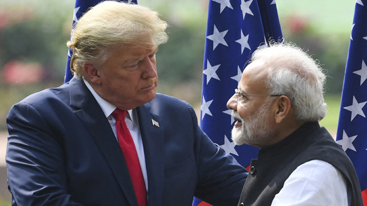 যুক্তরাষ্ট্রের প্রেসিডেন্ট ডোনাল্ড ট্রাম্প ও ভারতের প্রধানমন্ত্রী নরেন্দ্র মোদি। ছবি : সংগৃহীত