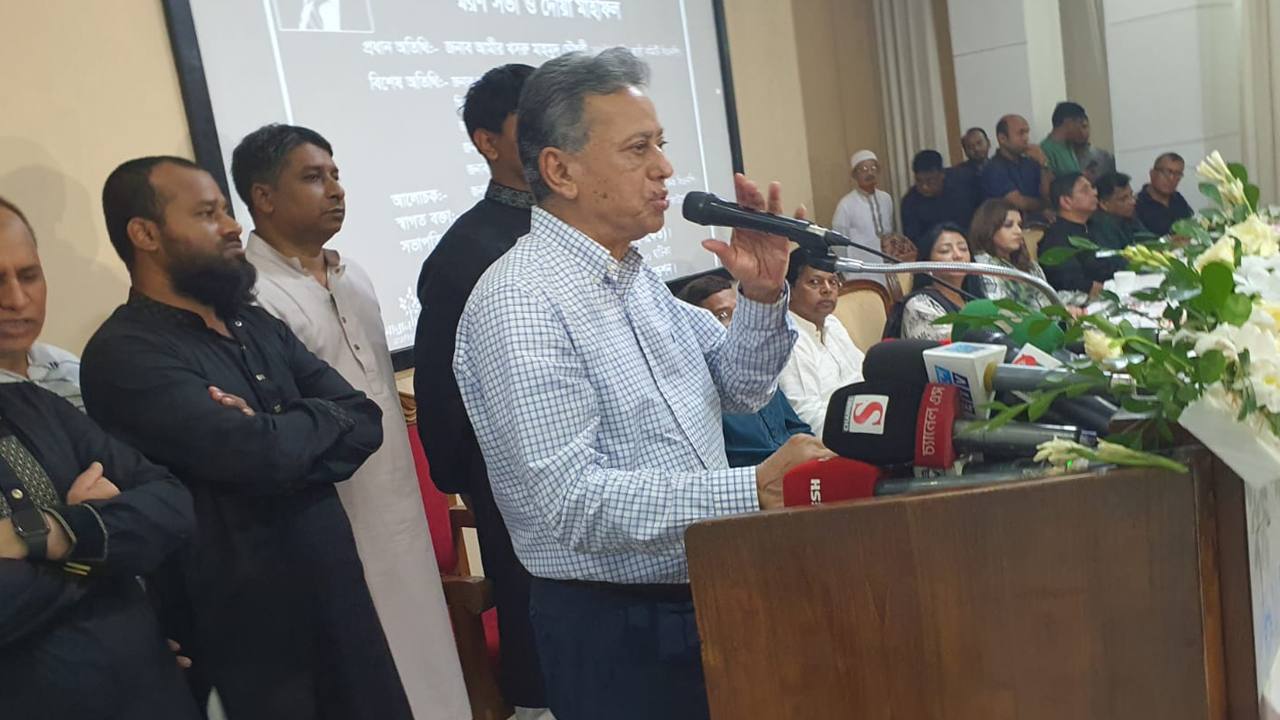 বিএনপির স্থায়ী কমিটির সদস্য আমীর খসরু মাহমুদ চৌধুরী। ছবি : কালবেলা