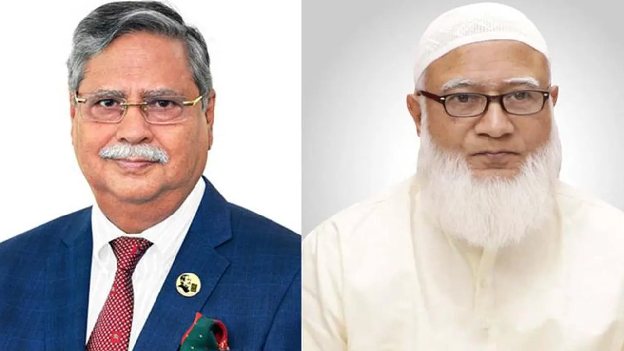 রাষ্ট্রপতি মোঃ সাহাবুদ্দিন ও জামায়াতে ইসলামীর আমির ডা. শফিকুর রহমান। ছবি : কোলাজ