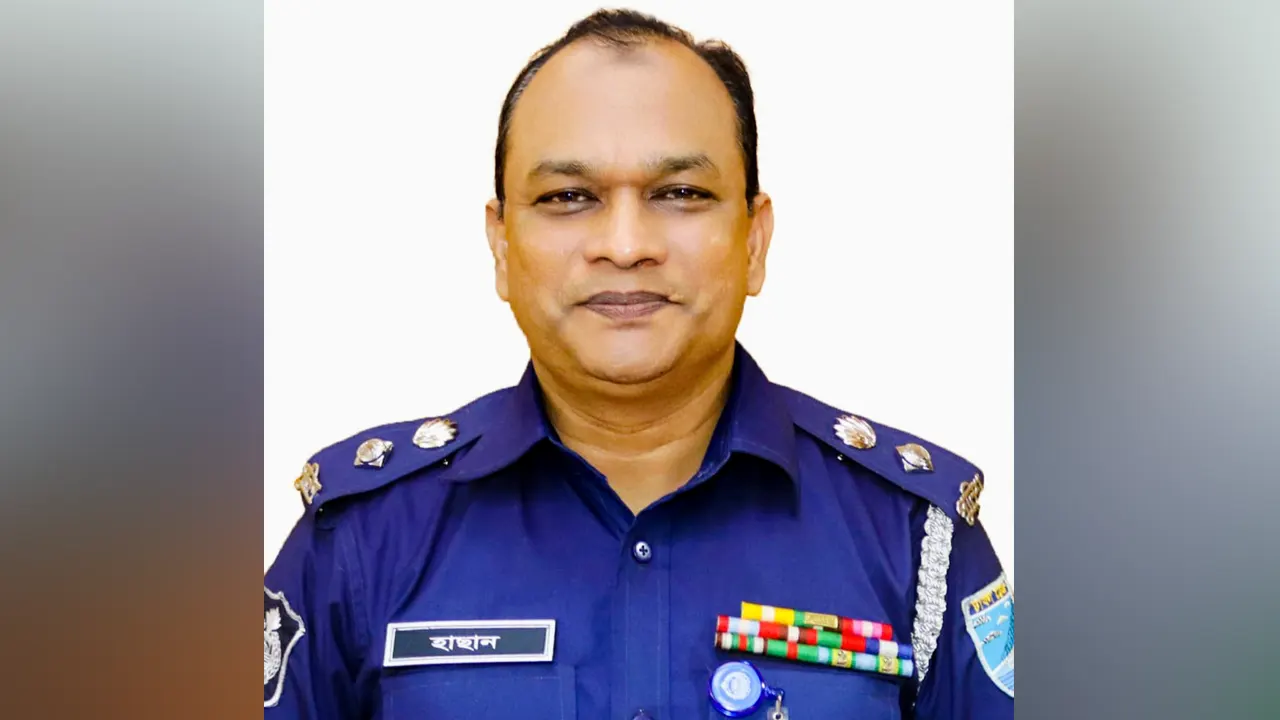 কিশোরগঞ্জের পুলিশ সুপার মোহাম্মদ হাছান চৌধুরী। ছবি : সংগৃহীত