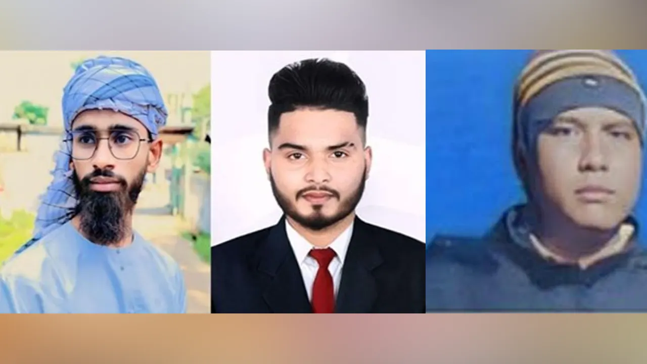 বাঁ থেকে রায়হান আহমদ, তারেক আহমদ ও ময়নুল ইসলাম। ছবি : সংগৃহীত