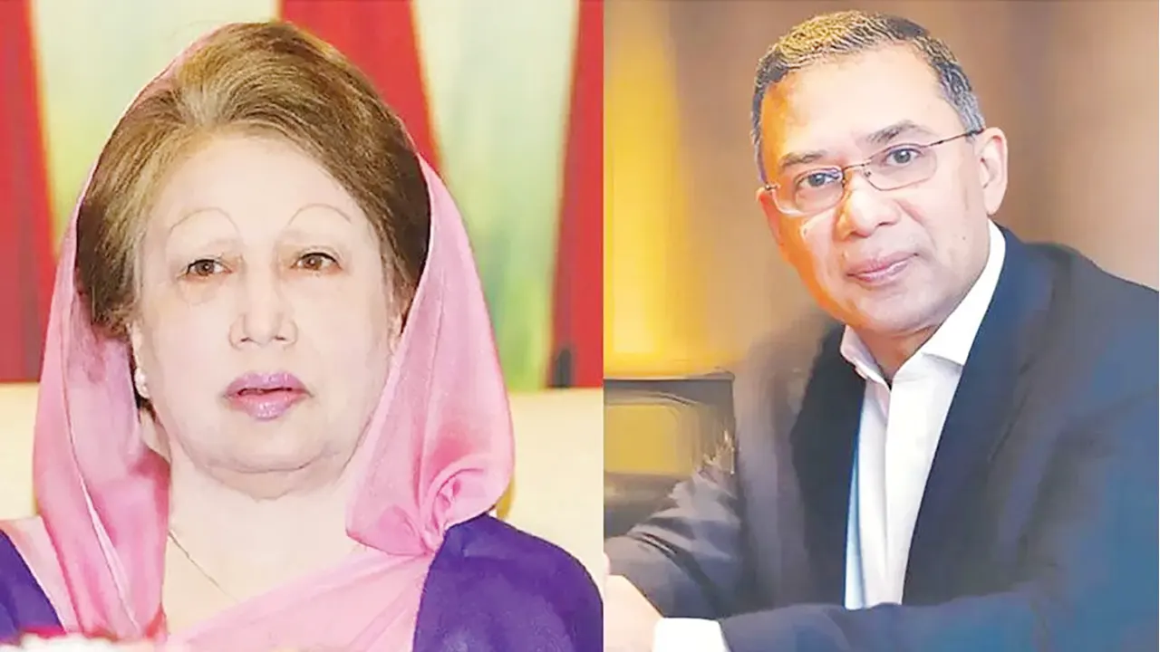 বিএনপি চেয়ারপারসন বেগম খালেদা জিয়া ও ভারপ্রাপ্ত চেয়ারম্যান তারেক রহমান। ছবি : সংগৃহীত