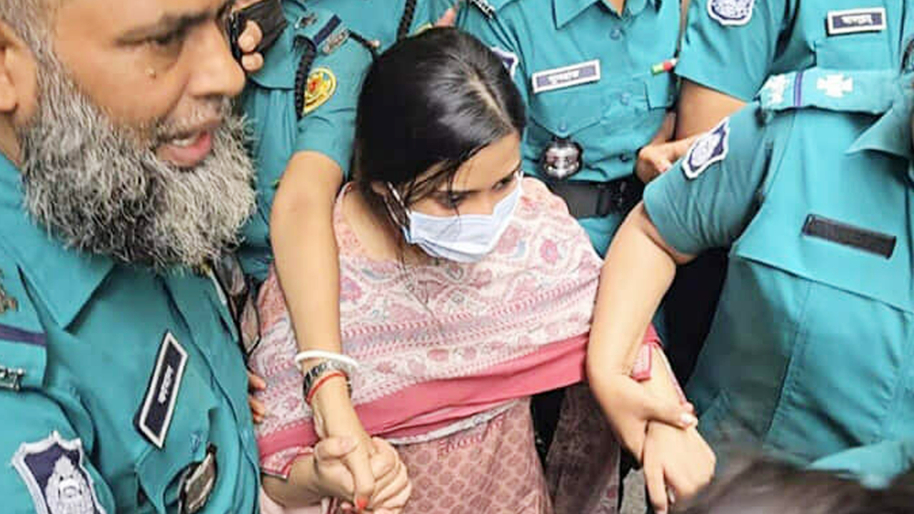 মেজর সাদিকের স্ত্রী সুমাইয়া তাহমিদ জাফরিন। ছবি : কালবেলা