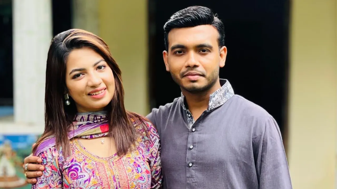 রেজা সিকদার ও সুমাইয়া অর্পা । ছবি : সংগৃহীত