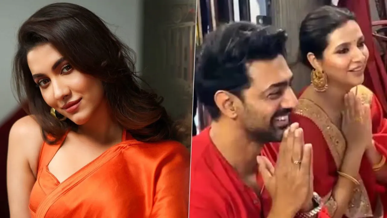 দেব-শুভশ্রী ও রুক্মিণী মৈত্র। ছবি : সংগৃহীত
