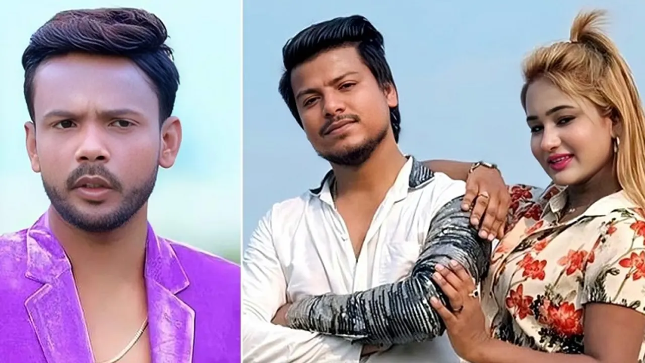 হিরো আলম, রিয়া মনি ও ম্যাক্স অভি। ছবি : সংগৃহীত