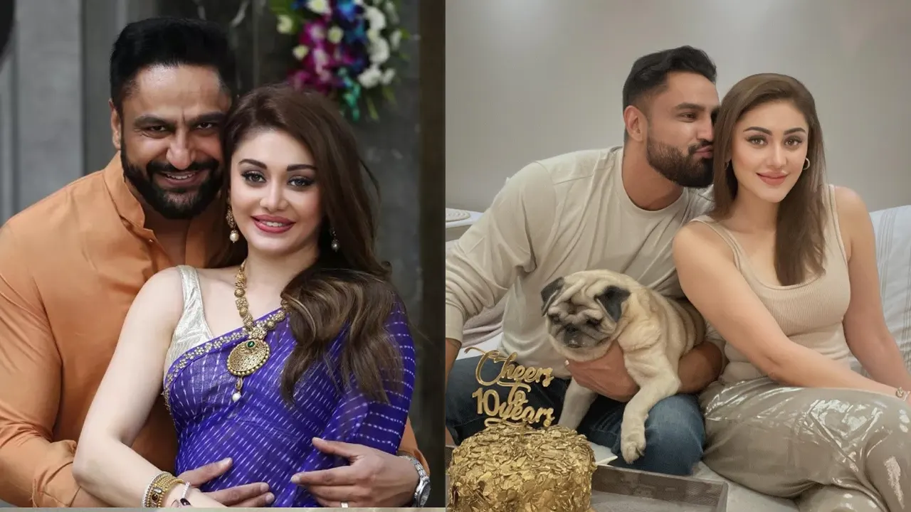 পরাগ ত্যাগী ও শেফালি জরিওয়ালা। ছবি : সংগৃহীত