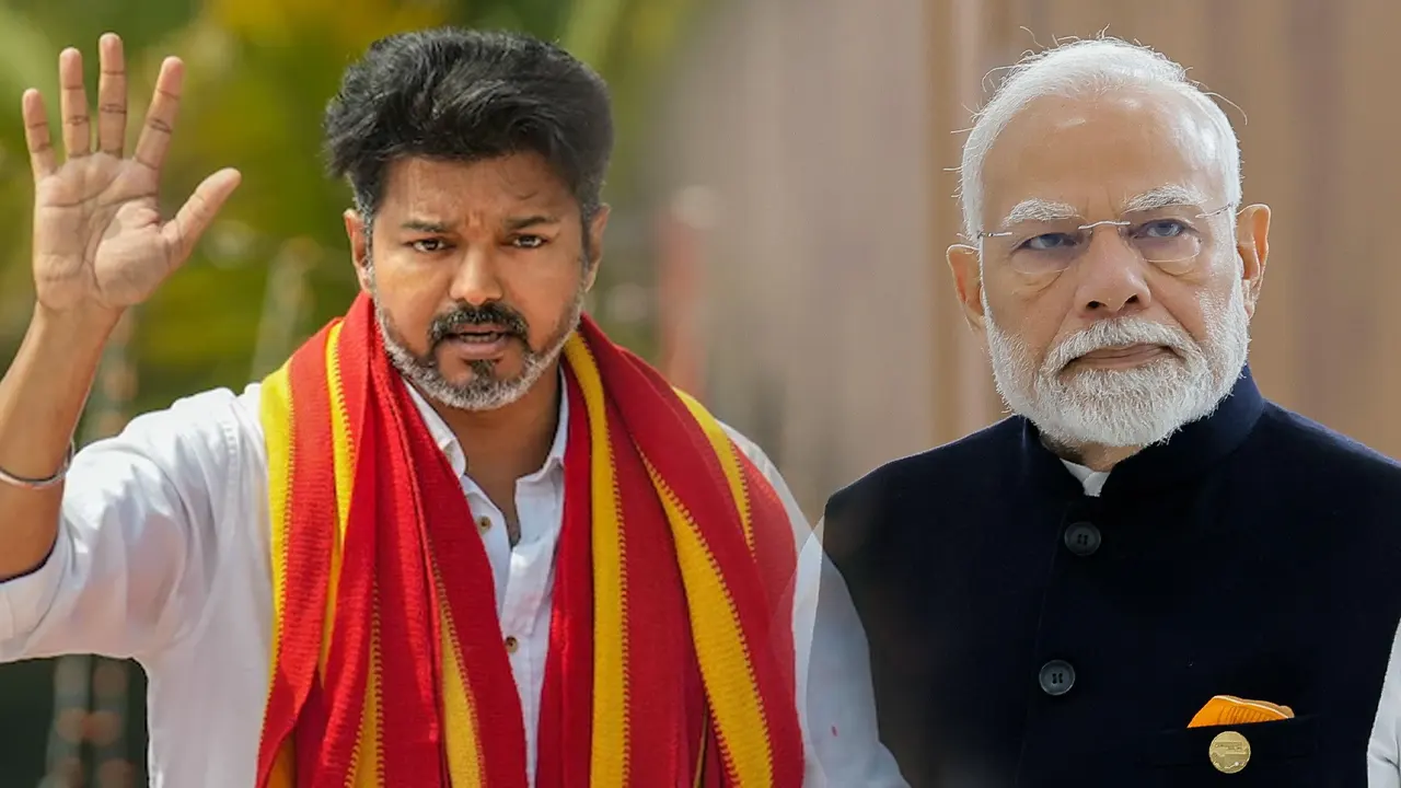 থালাপতি বিজয় ও নরেন্দ্র মোদি । ছবি : সংগৃহীত