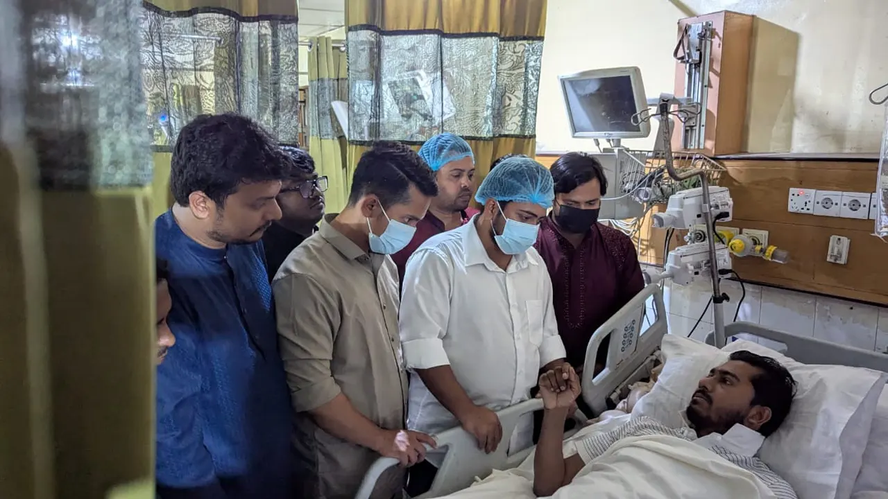 চীন থেকে ফিরেই নুরকে দেখতে গেলেন নাহিদ-সারজিসরা