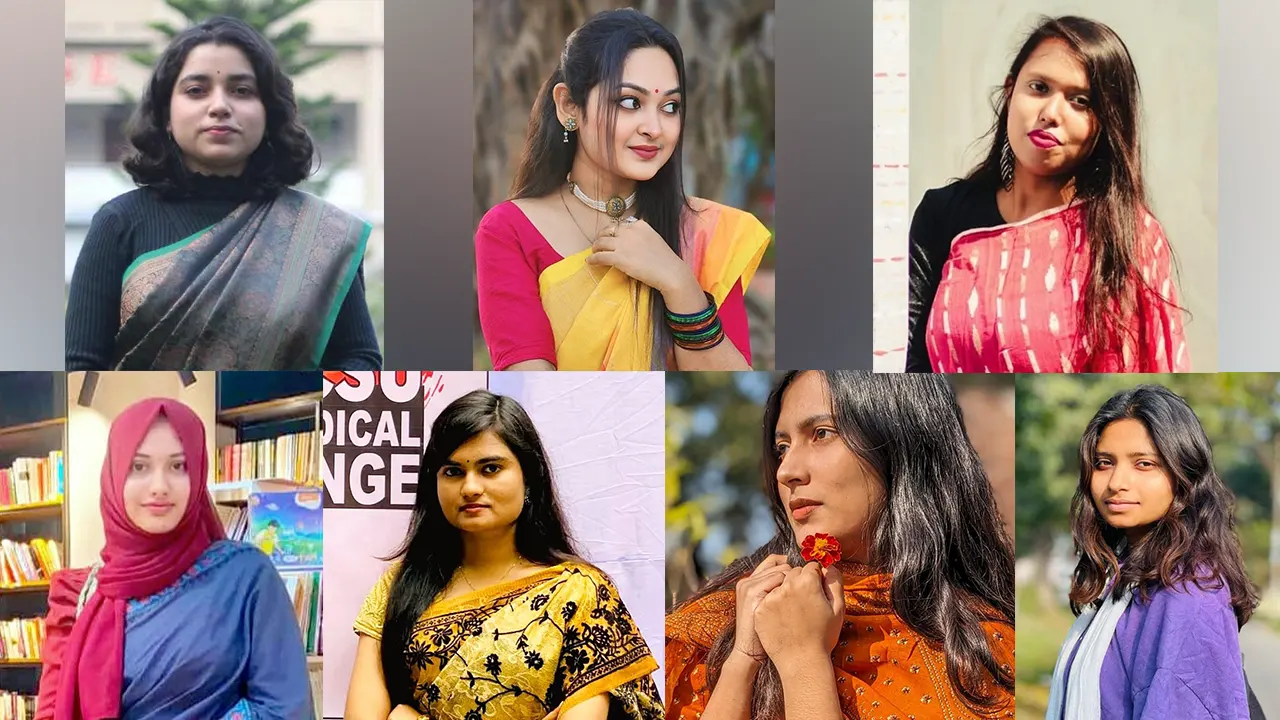 রাকসুর শীর্ষ তিন পদেই লড়ছেন সাত নারী প্রার্থী। ছবি : সংগৃহীত