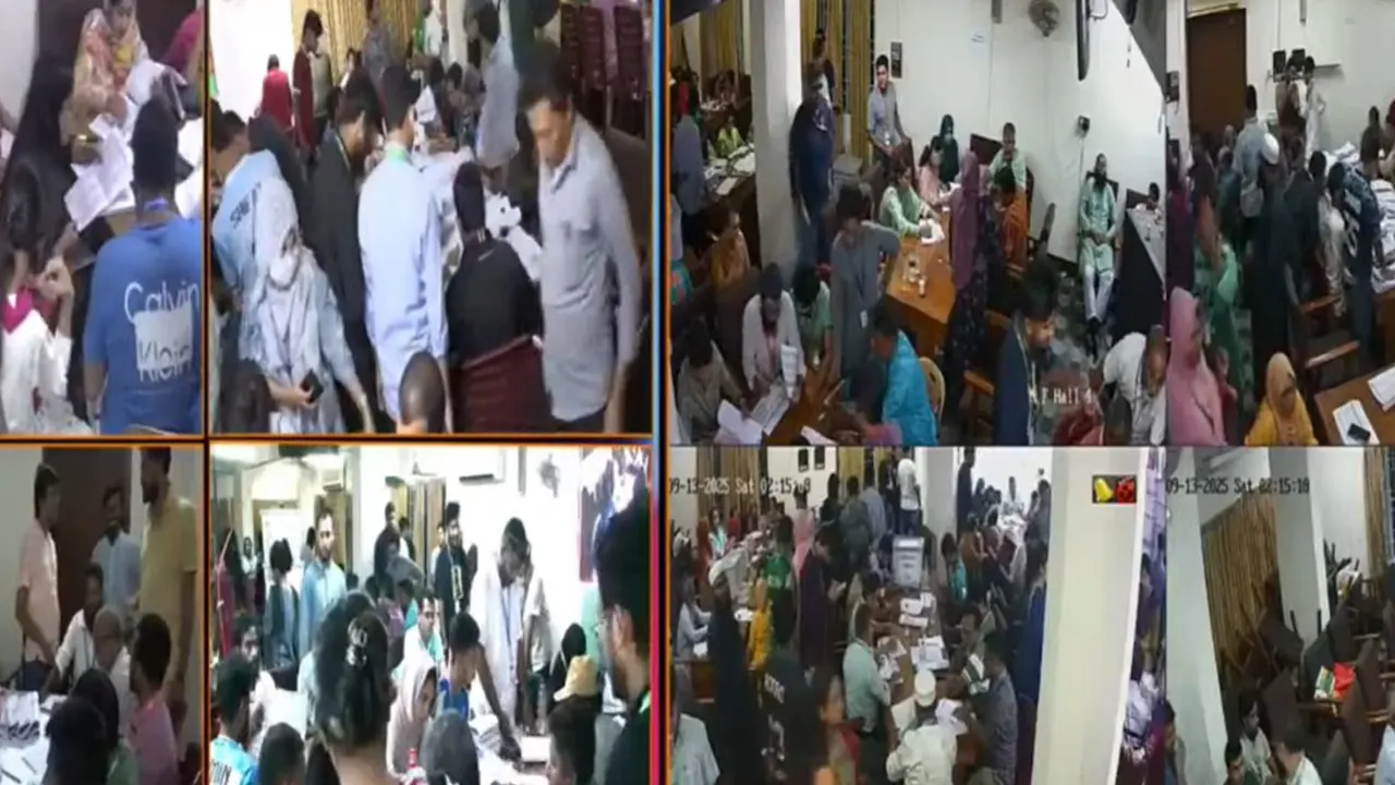 শুক্রবার দিবাগত রাত ২টা ২০ মিনিটেও চলছে ভোট গণনা। ছবি : সংগৃহীত