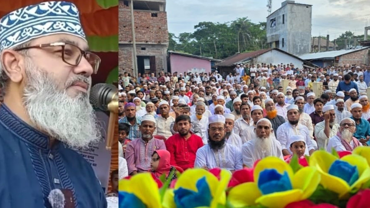 যুব সমাবেশে বক্তব্যকালে মাসুদ সাঈদী। ছবি : সংগৃহীত