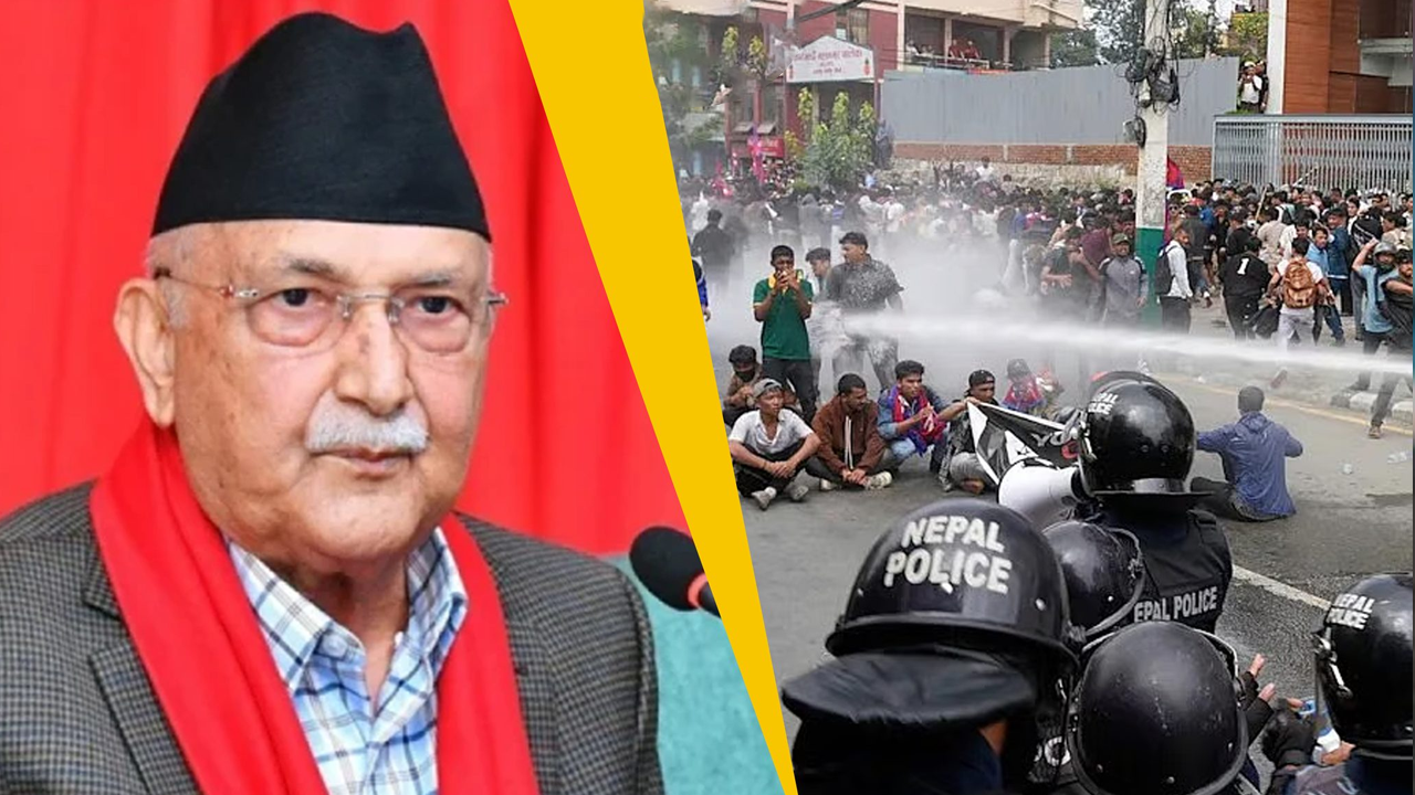 নেপালের সাবেক প্রধানমন্ত্রী কে পি শর্মা অলি। ছবি : সংগৃহীত