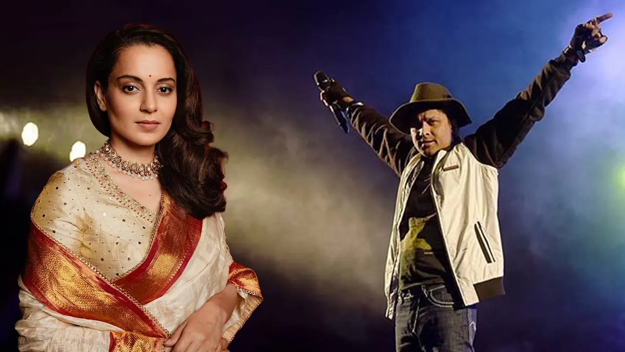 জুবিন গর্গ ও কঙ্গনা রানাউত । ছবি : সংগৃহীত