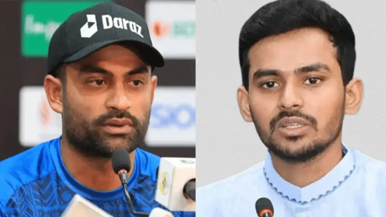 তামিম ইকবাল ও আসিফ মাহমুদ। ছবি : সংগৃহীত